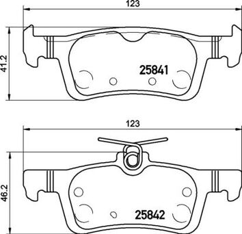 Brembo P 24 204 <span>тормозные колодки задние</span>