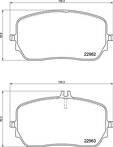Передние тормозные колодки Brembo  P 50 149