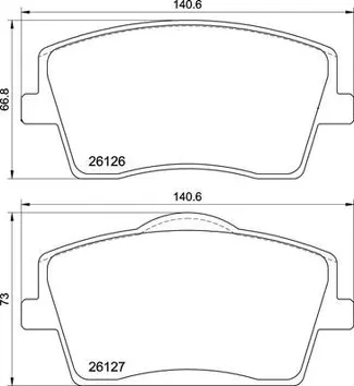 Brembo P 86 031 <span>тормозные колодки передние</span>