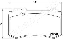 Задние тормозные колодки Japanparts PP-0509AF для Mercedes-Benz SLR-Class R199