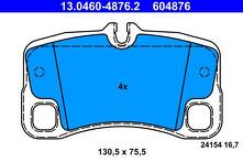 Задние тормозные колодки ATE 13.0460-4876.2 для Porsche 911 997 купе / рестайлинг