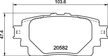 Brembo P 83 174 <span>тормозные колодки задние</span>