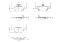 Задние тормозные колодки Brembo P 49 064 для Mazda 3 BP / хэтчбек