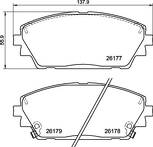 Передние тормозные колодки Brembo P 49 065 для Mazda 3 BP / хэтчбек