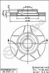 Тормозной диск Brembo Xtra Line 09.5707.75 для Ford Mondeo 2 пок. / хэтчбек