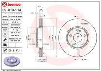 Тормозной диск Brembo Prime Line 09.8137.14 для Renault Espace 3 пок.
