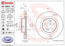 Тормозной диск Brembo Prime Line  09.8904.11