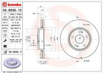 Тормозной диск Brembo Prime Line 09.8936.11 для Renault Laguna 2 пок. / рестайлинг