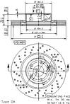 Тормозной диск Brembo Prime Line 09.9382.10 для Mercedes-Benz S-Class W220 / рестайлинг