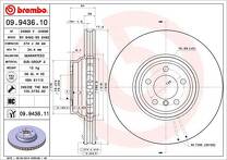 Тормозной диск Brembo Prime Line 09.9436.10 для BMW 7 серии E65 / рестайлинг