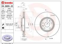 Тормозной диск Brembo Prime Line 09.9895.20 для Renault Grand Scenic 2 пок. / рестайлинг