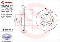 Тормозной диск Brembo Prime Line 08.9460.60 для Fiat Tipo 2 пок. / хэтчбек