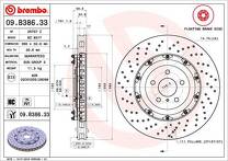 Тормозной диск Brembo Prime Line 09.B386.33 для Nissan GT-R R35