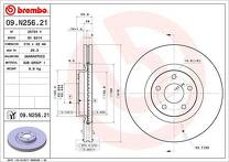 Тормозной диск Brembo Prime Line 09.N256.21 для Ford S-MAX 2 пок.