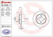 Тормозной диск Brembo Prime Line 08.D248.11 для Suzuki Swift 5 пок.