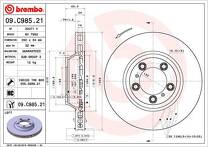 Тормозной диск Brembo Prime Line 09.C985.21 для Porsche Cayenne 9YA / рестайлинг