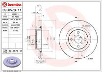 Тормозной диск Brembo Prime Line 09.D573.11 для Toyota Yaris 3 пок.