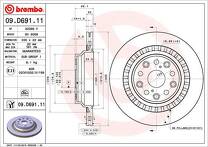 Тормозной диск Brembo Prime Line 09.D691.11 09.D691.11