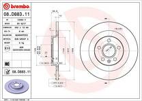 Тормозной диск Brembo Prime Line  08.D883.11