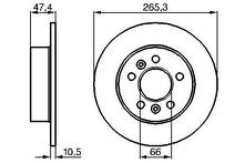Тормозной диск Bosch 0 986 478 305 для Renault Espace 3 пок.