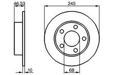 Тормозной диск Bosch 0 986 478 315 0 986 478 315