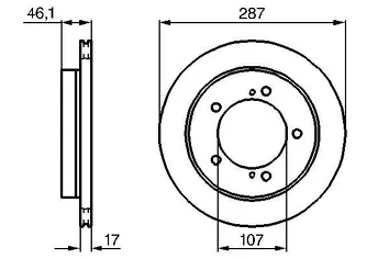 Bosch 0 986 478 422 <span>тормозной диск вентилируемый</span>