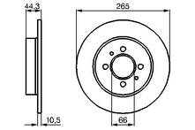 Тормозной диск Bosch 0 986 478 611 0 986 478 611