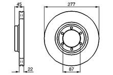 Тормозной диск Bosch 0 986 478 635 0 986 478 635