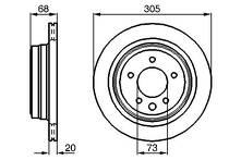 Тормозной диск Bosch 0 986 478 660 0 986 478 660