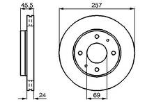 Тормозной диск Bosch 0 986 478 774 0 986 478 774