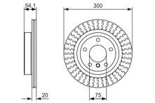 Тормозной диск Bosch 0 986 479 775 0 986 479 775
