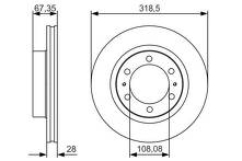 Тормозной диск Bosch  0 986 479 R46