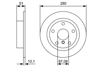 Bosch 0 986 479 C92 <span>тормозной диск полный</span>