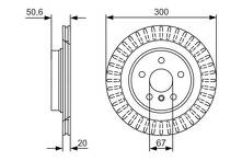 Тормозной диск Bosch 0 986 479 C95 для BMW 2 серии F44 / Gran Coupe