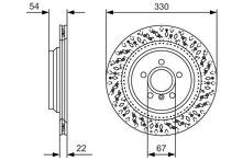 Тормозной диск Bosch  0 986 479 D11