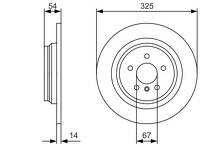 Тормозной диск Bosch  0 986 479 D10