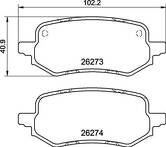 Задние тормозные колодки Brembo Prime Line P 24 237 для Ford Puma 2 пок.