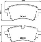Задние тормозные колодки Brembo Prime Line P 85 186 для Audi A6 C8 / седан