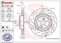Тормозной диск Brembo 09.C127.33 для Mercedes-Benz S-Class A217 / кабриолет