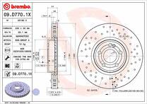 Тормозной диск Brembo Xtra Line 09.D770.1X для Mercedes-Benz GLA-Class H247