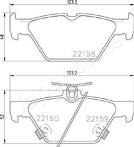 Задние тормозные колодки Japanparts PP-706AF для Subaru Outback 5 пок. / рестайлинг