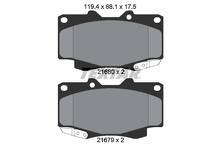 Передние тормозные колодки Textar 2168003 2168003