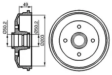 Задние тормозные барабаны Bosch 0 986 477 050