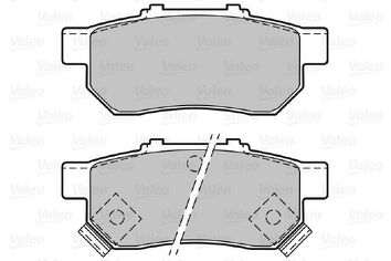 Valeo 598437 <span>тормозные колодки задние</span>