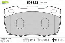 Передние тормозные колодки Valeo 598623 для Land Rover Defender 1 пок.