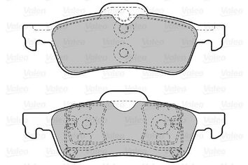 Valeo 598643 <span>тормозные колодки задние/передние</span>