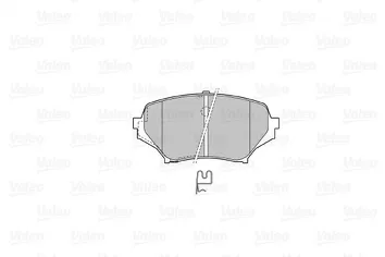 Valeo 598745 <span>тормозные колодки передние</span>