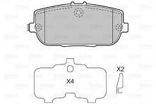 Задние тормозные колодки Valeo 598746 для Mazda MX-5 4 пок.