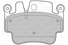 Передние тормозные колодки Valeo 598767 для Porsche 911 997 кабриолет / рестайлинг