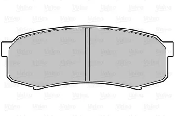 Valeo 598777 <span>тормозные колодки задние</span>